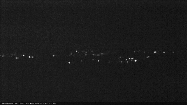 Lake Travis webcam, March 28, 2019 11:45 PM CT