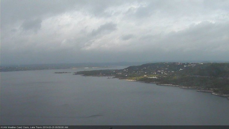 Lake Travis webcam, March 29, 2019 9:00 AM CT