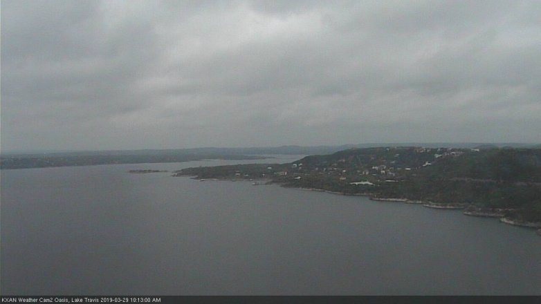 Lake Travis webcam, March 29, 2019 9:15 AM CT