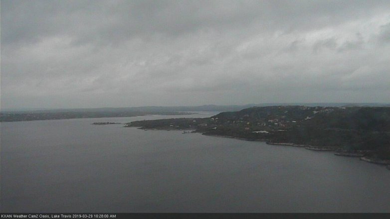 Lake Travis webcam, March 29, 2019 9:30 AM CT