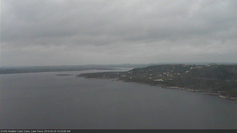 Lake Travis webcam, March 29, 2019 9:35 AM CT