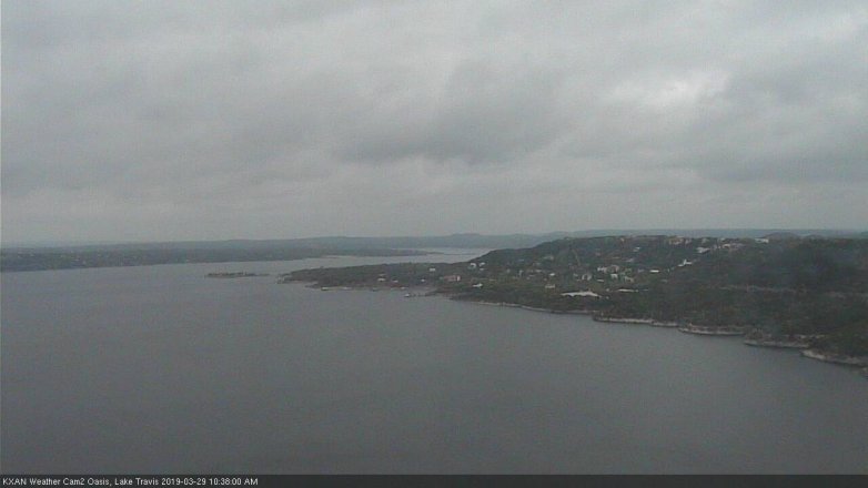 Lake Travis webcam, March 29, 2019 9:40 AM CT