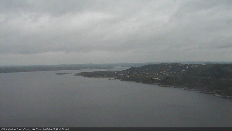 Lake Travis webcam, March 29, 2019 9:45 AM CT