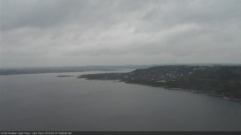 Lake Travis webcam, March 29, 2019 9:50 AM CT