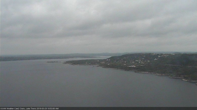 Lake Travis webcam, March 29, 2019 9:55 AM CT