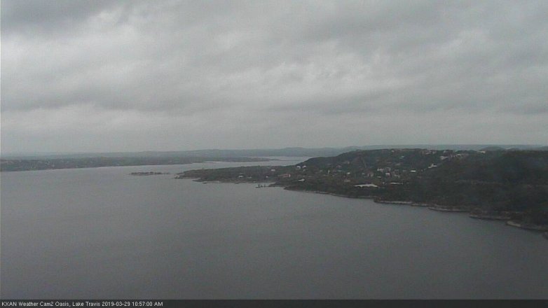 Lake Travis webcam, March 29, 2019 10:00 AM CT