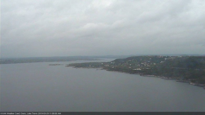 Lake Travis webcam, March 29, 2019 10:10 AM CT