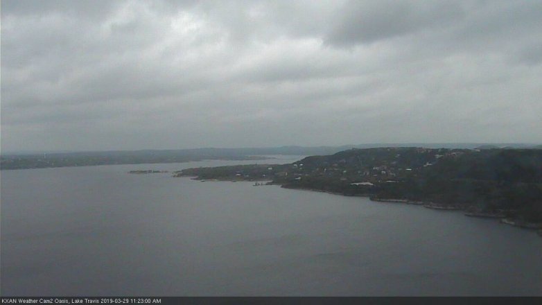 Lake Travis webcam, March 29, 2019 10:25 AM CT