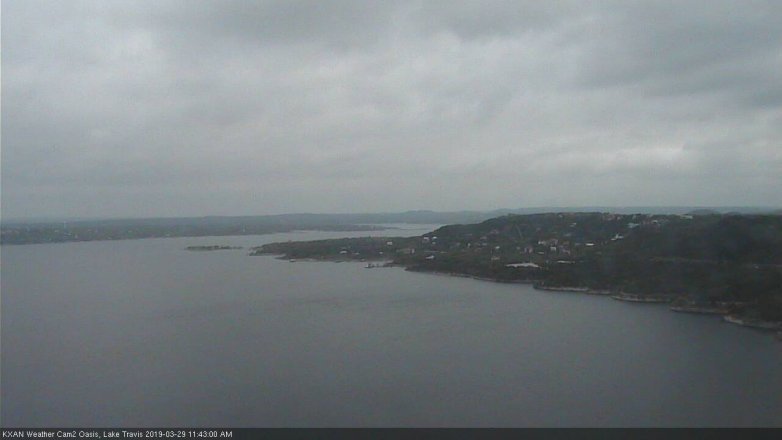 Lake Travis webcam, March 29, 2019 10:45 AM CT