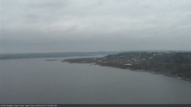 Lake Travis webcam, March 29, 2019 10:55 AM CT