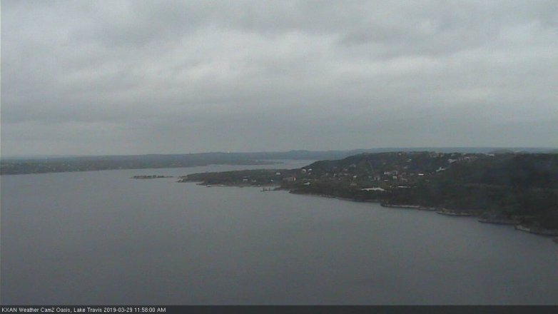 Lake Travis webcam, March 29, 2019 11:00 AM CT