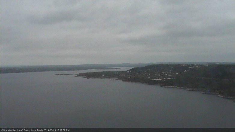 Lake Travis webcam, March 29, 2019 11:10 AM CT