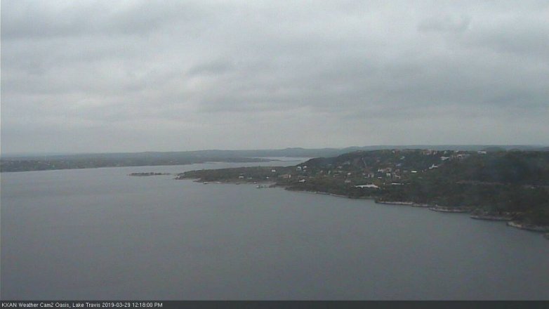 Lake Travis webcam, March 29, 2019 11:20 AM CT
