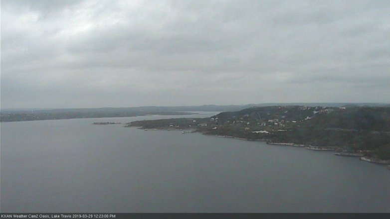 Lake Travis webcam, March 29, 2019 11:25 AM CT