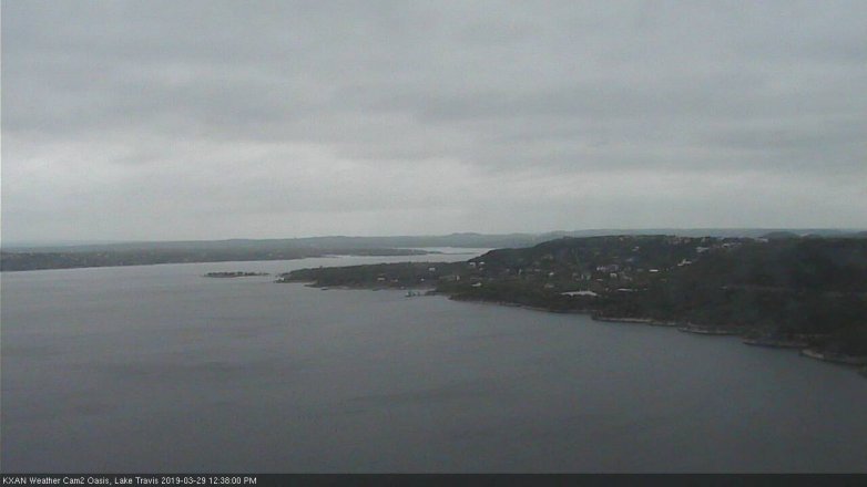 Lake Travis webcam, March 29, 2019 11:40 AM CT