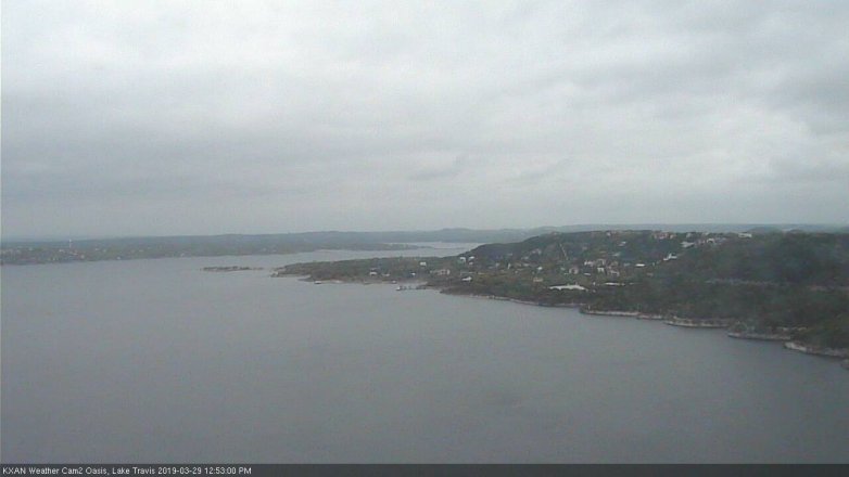 Lake Travis webcam, March 29, 2019 11:55 AM CT