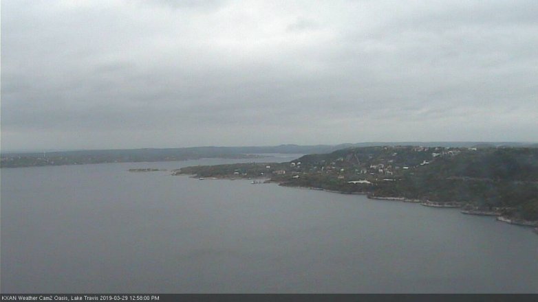 Lake Travis webcam, March 29, 2019 12:00 PM CT