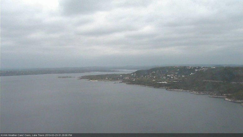 Lake Travis webcam, March 29, 2019 12:30 PM CT