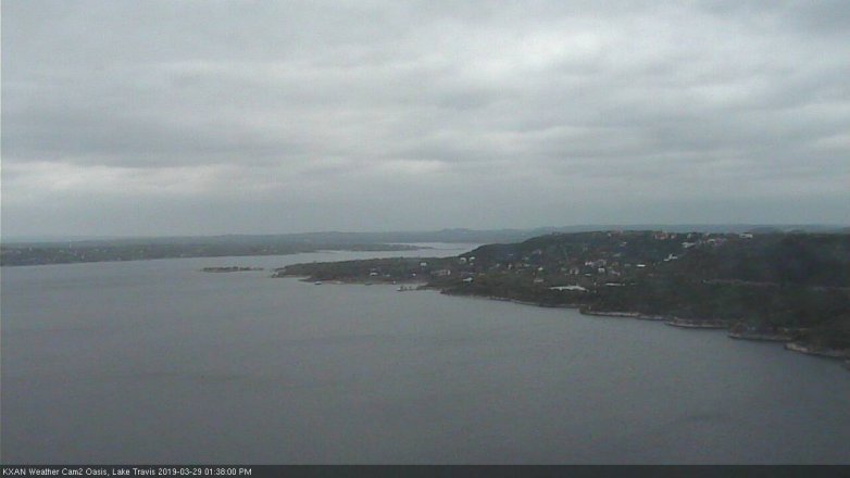 Lake Travis webcam, March 29, 2019 12:40 PM CT