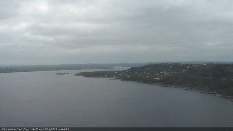 Lake Travis webcam, March 29, 2019 12:45 PM CT
