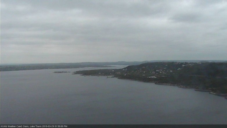 Lake Travis webcam, March 29, 2019 1:00 PM CT