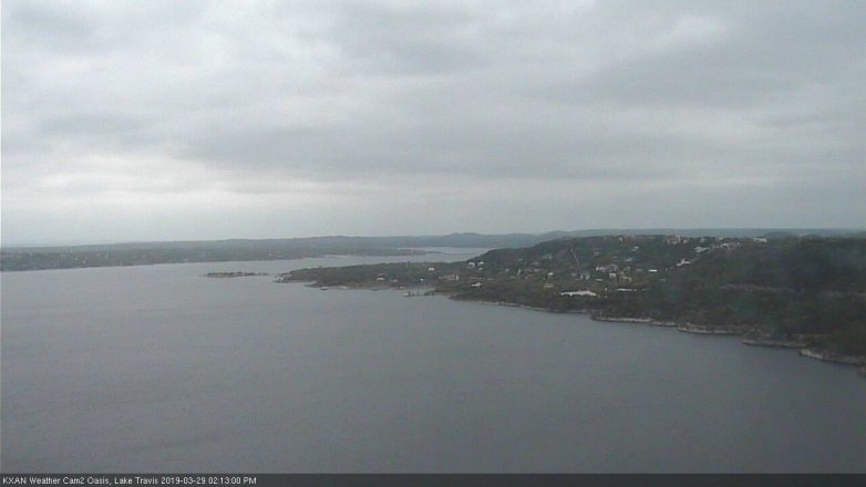 Lake Travis webcam, March 29, 2019 1:15 PM CT