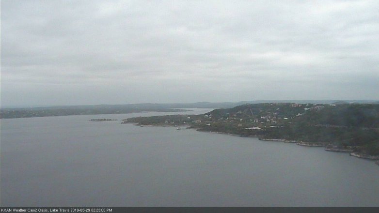 Lake Travis webcam, March 29, 2019 1:25 PM CT