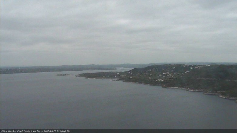 Lake Travis webcam, March 29, 2019 1:40 PM CT
