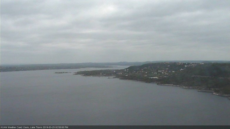 Lake Travis webcam, March 29, 2019 2:00 PM CT