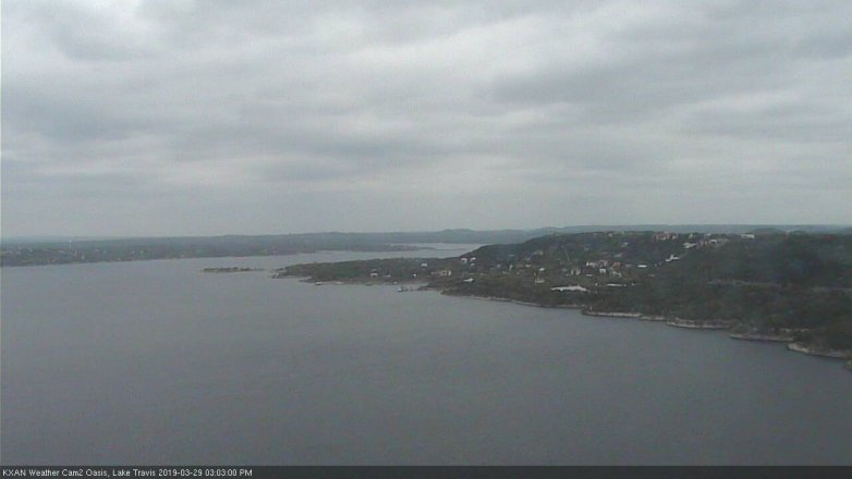 Lake Travis webcam, March 29, 2019 2:05 PM CT