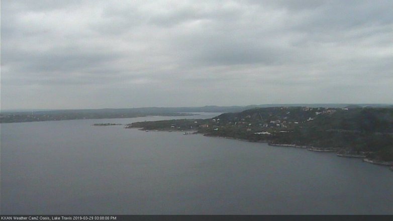 Lake Travis webcam, March 29, 2019 2:10 PM CT