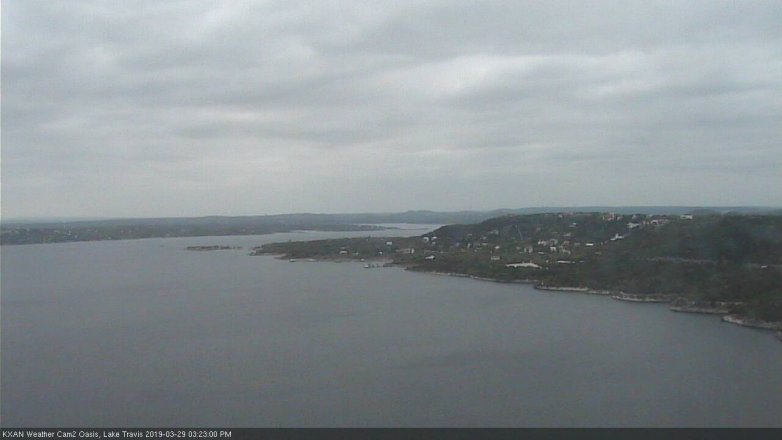 Lake Travis webcam, March 29, 2019 2:25 PM CT