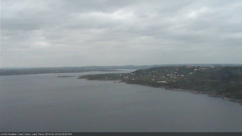 Lake Travis webcam, March 29, 2019 2:30 PM CT