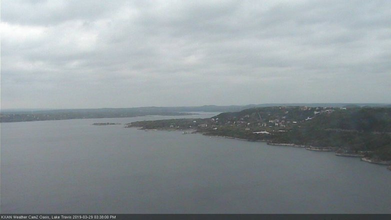 Lake Travis webcam, March 29, 2019 2:40 PM CT