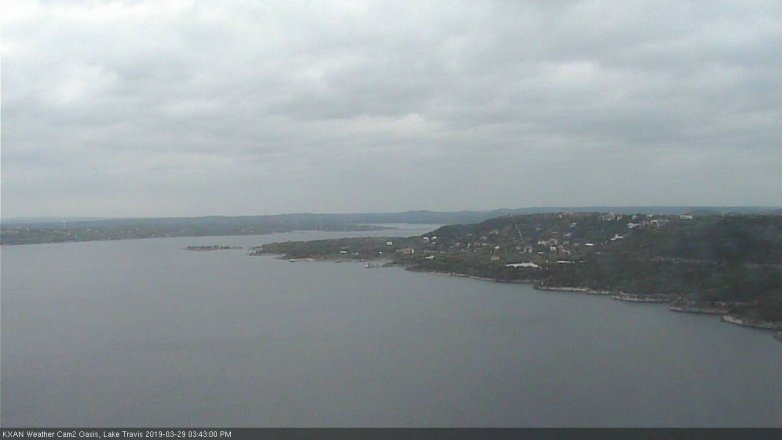 Lake Travis webcam, March 29, 2019 2:45 PM CT