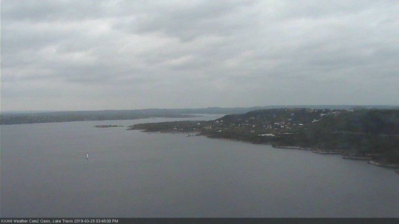 Lake Travis webcam, March 29, 2019 2:50 PM CT