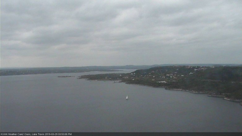 Lake Travis webcam, March 29, 2019 2:55 PM CT