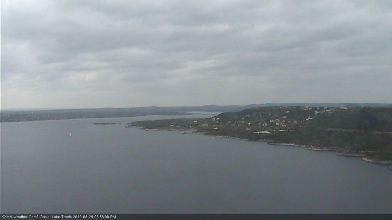 Lake Travis webcam, March 29, 2019 3:00 PM CT