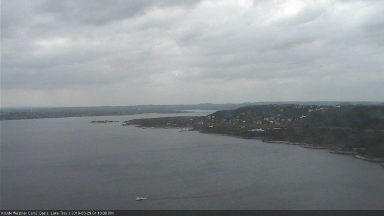 Lake Travis webcam, March 29, 2019 3:15 PM CT