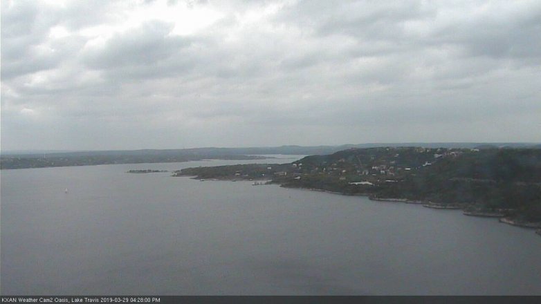 Lake Travis webcam, March 29, 2019 3:30 PM CT