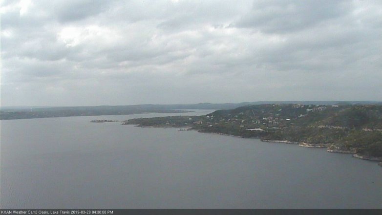 Lake Travis webcam, March 29, 2019 3:40 PM CT