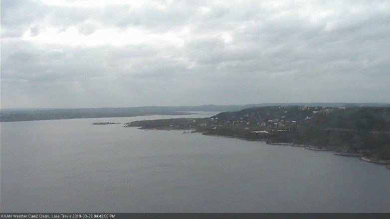 Lake Travis webcam, March 29, 2019 3:45 PM CT