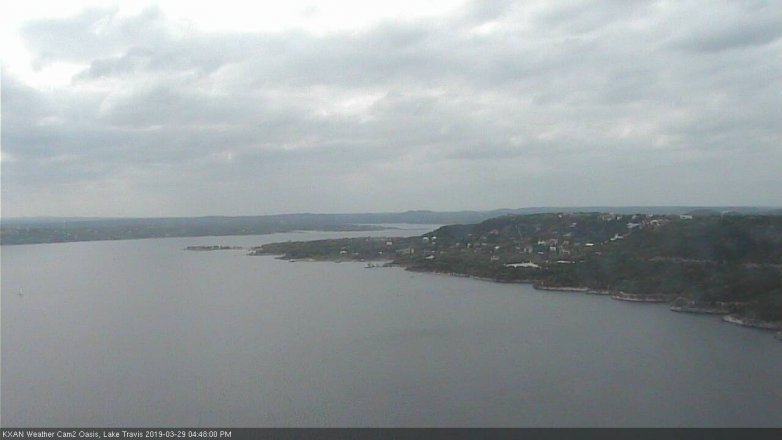 Lake Travis webcam, March 29, 2019 3:50 PM CT