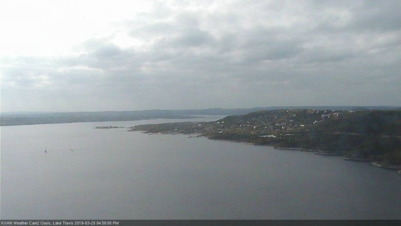 Lake Travis webcam, March 29, 2019 4:00 PM CT