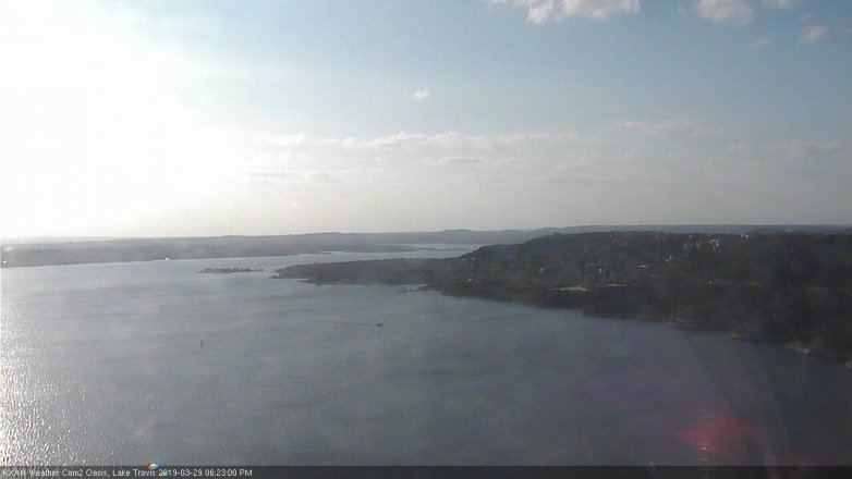 Lake Travis webcam, March 29, 2019 5:25 PM CT