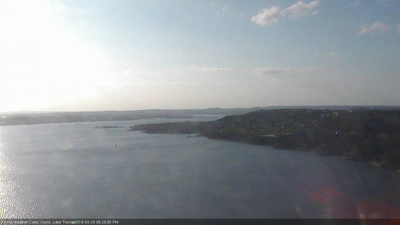 Lake Travis webcam, March 29, 2019 5:30 PM CT