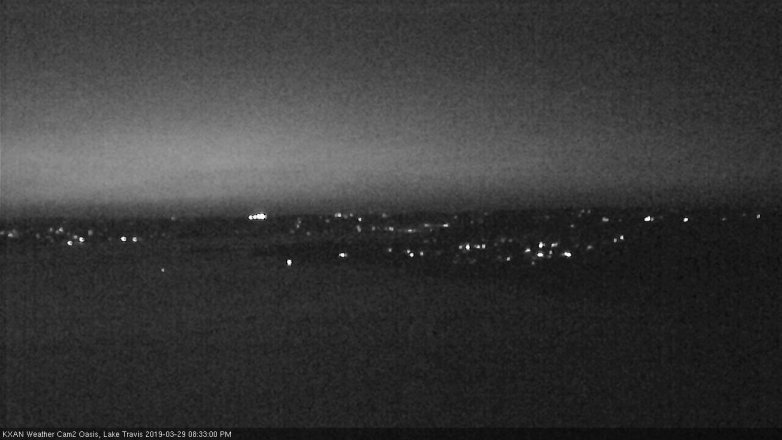 Lake Travis webcam, March 29, 2019 7:35 PM CT