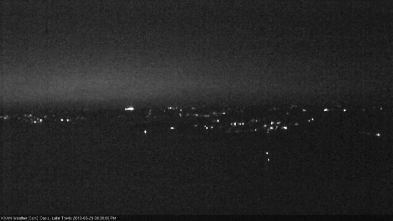 Lake Travis webcam, March 29, 2019 7:40 PM CT