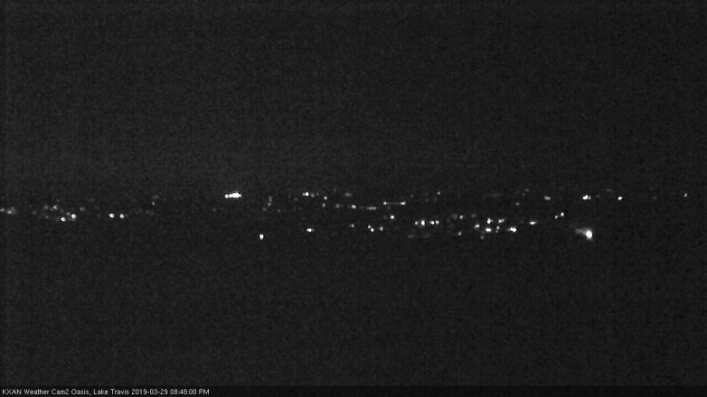 Lake Travis webcam, March 29, 2019 7:50 PM CT