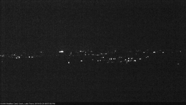 Lake Travis webcam, March 29, 2019 8:00 PM CT